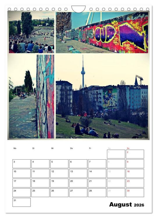 Produktbild: BERLIN / Planer (Wandkalender 2026 DIN A4 hoch), CALVENDO Monatskalender