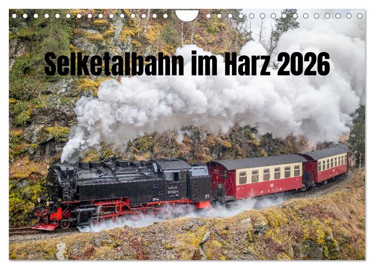 Produktbild: Selketalbahn im Harz (Wandkalender 2026 DIN A4 quer), CALVENDO Monatskalender