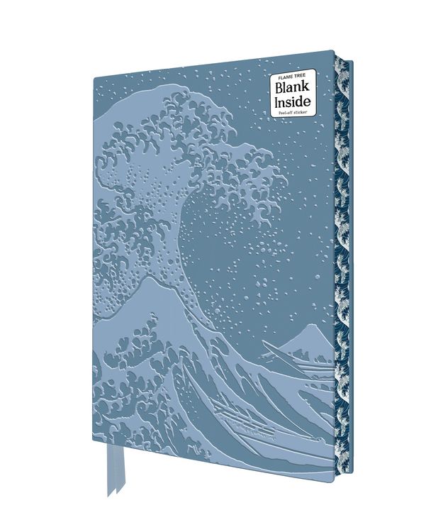 Produktbild: Exquisit Premium Notizbuch Blank DIN A5: Katsushika Hokusai, Die gro&szlig;e Welle