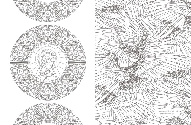 Produktbild: Inspiration Engel – 50 spirituelle Motive zum Ausmalen für mehr Entspannung