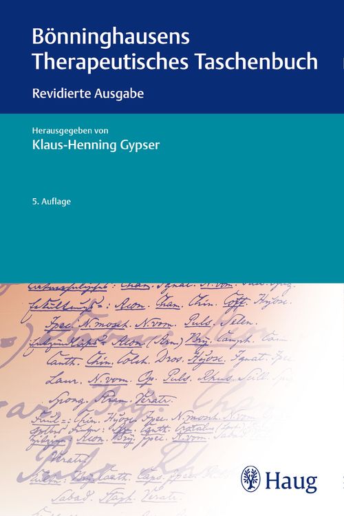 Produktbild: B&ouml;nninghausens Therapeutisches Taschenbuch