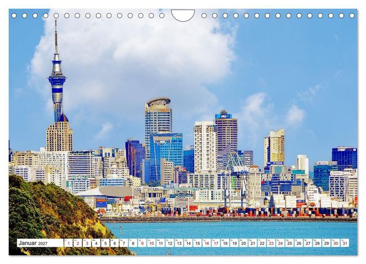 Produktbild: Neuseeland - Land der Kontraste (Wandkalender 2027 DIN A4 quer), CALVENDO Monatskalender