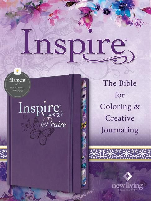 Produktbild: Inspire Praise Bible Nlt, Filament Enabled (Hardcover Leatherlike, Purple)