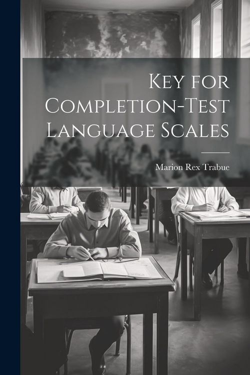 Produktbild: Key for Completion-test Language Scales