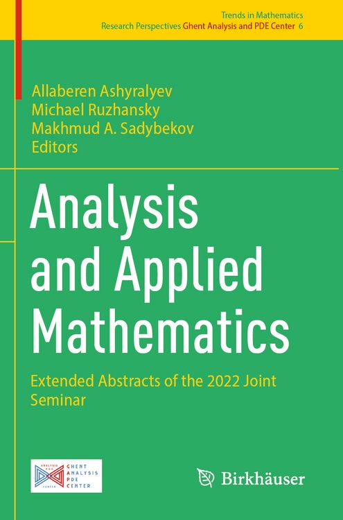 Produktbild: Analysis and Applied Mathematics