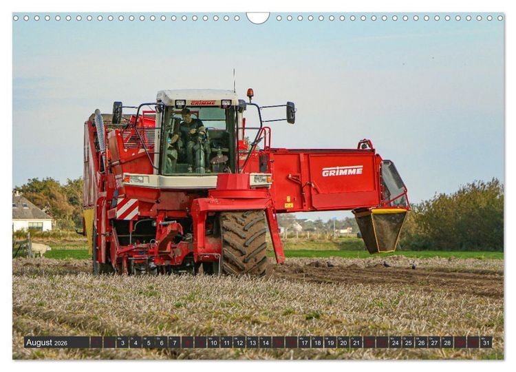 Produktbild: Landtechnik im Einsatz (Wandkalender 2026 DIN A3 quer), CALVENDO Monatskalender
