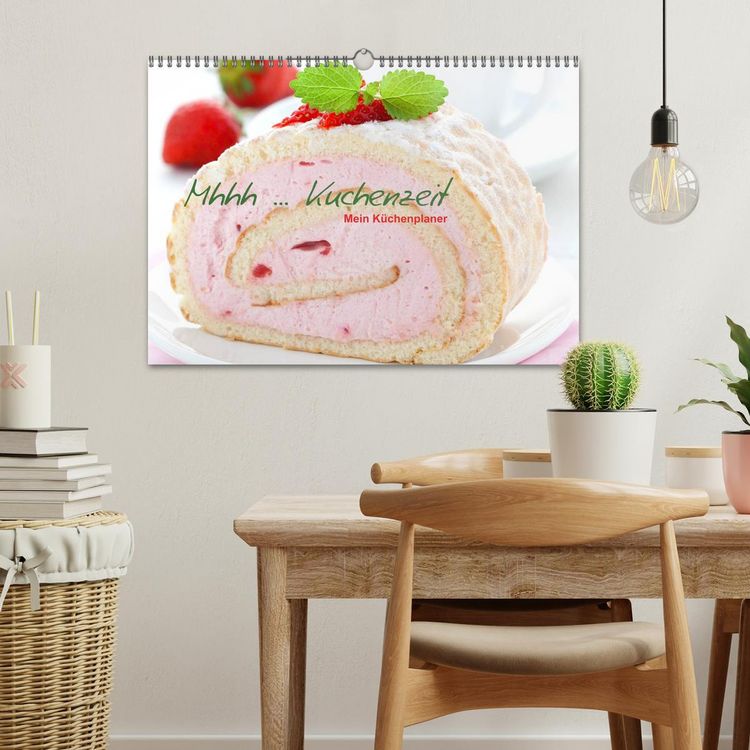 Produktbild: Mhhh ... Kuchenzeit Mein K&uuml;chenplaner (Wandkalender 2026 DIN A3 quer), CALVENDO Monatskalender