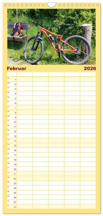 Produktbild: Familienplaner 2026 - Foto- und Bastelkalender Satin - Stilvoll zum Selbstgestalten mit 5 Spalten (Wandkalender, 21 x 45 cm) CALVENDO