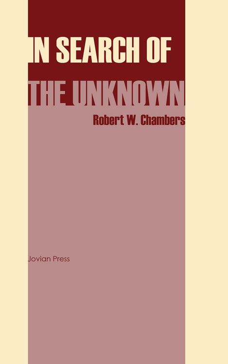 Produktbild: In Search of the Unknown