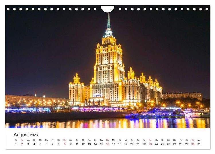 Produktbild: Moskau City (Wandkalender 2026 DIN A4 quer), CALVENDO Monatskalender