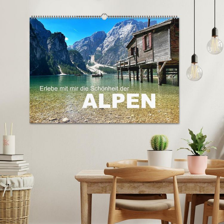 Produktbild: Erlebe mit mir die Sch&ouml;nheit der Alpen (Wandkalender 2026 DIN A2 quer), CALVENDO Monatskalender