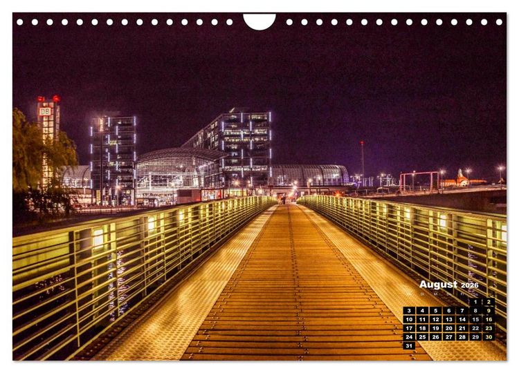 Produktbild: Berlin im Lichterglanz 2026 (Wandkalender 2026 DIN A4 quer), CALVENDO Monatskalender