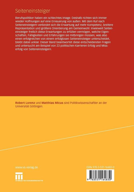 Produktbild: Seiteneinsteiger