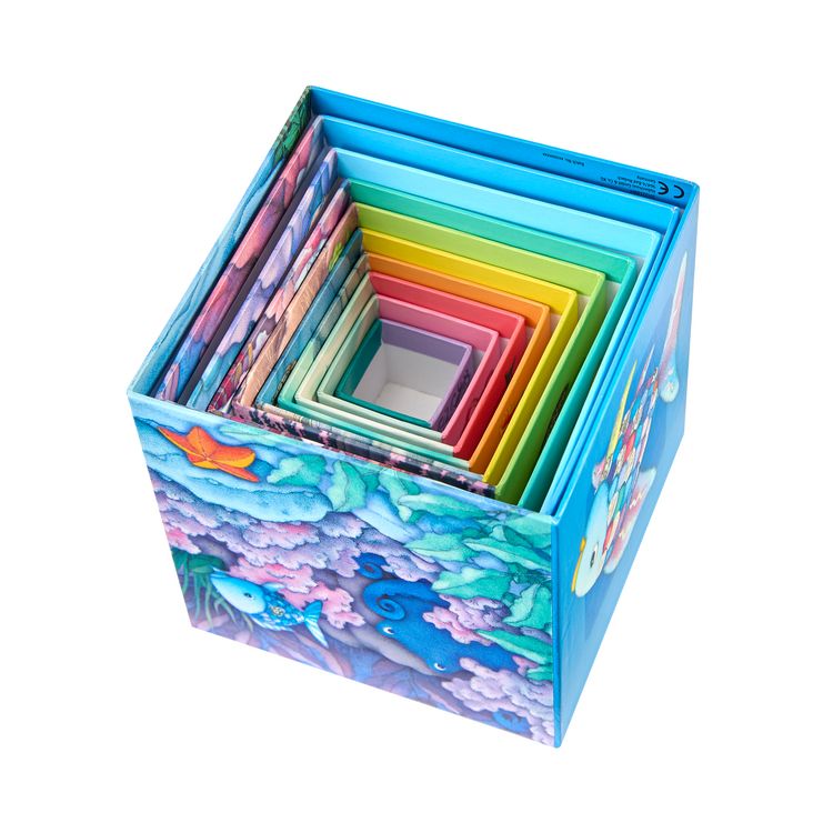 Produktbild: Stapelturm Glitzer Der Regenbogenfisch