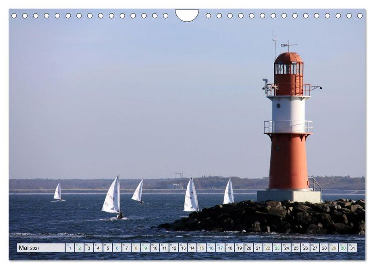 Produktbild: Gl&uuml;cksmomente am Meer - Sehnsuchtsorte deutscher K&uuml;stenlandschaften (Wandkalender 2027 DIN A4 quer), CALVENDO Monatskalender