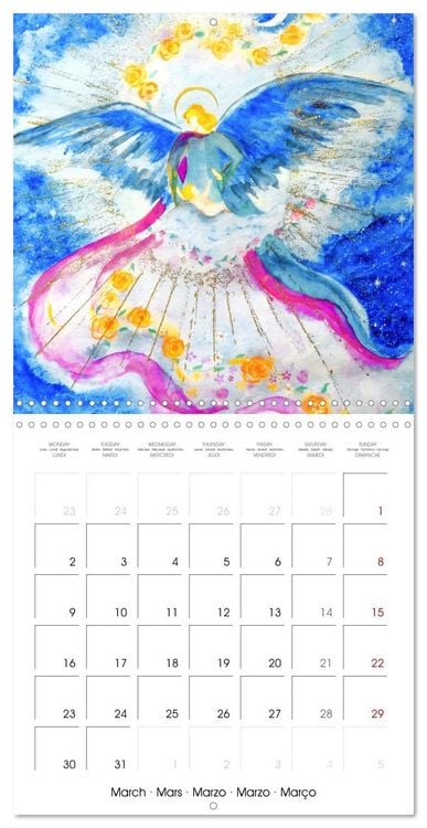 Produktbild: Angels for your soul (Wall Calendar 2026 12 &times; 12 Inch) CALVENDO 12 Month Wall Calendar