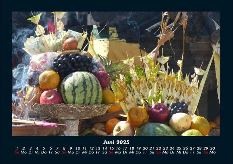Produktbild: Obstkalender 2025 Fotokalender DIN A4