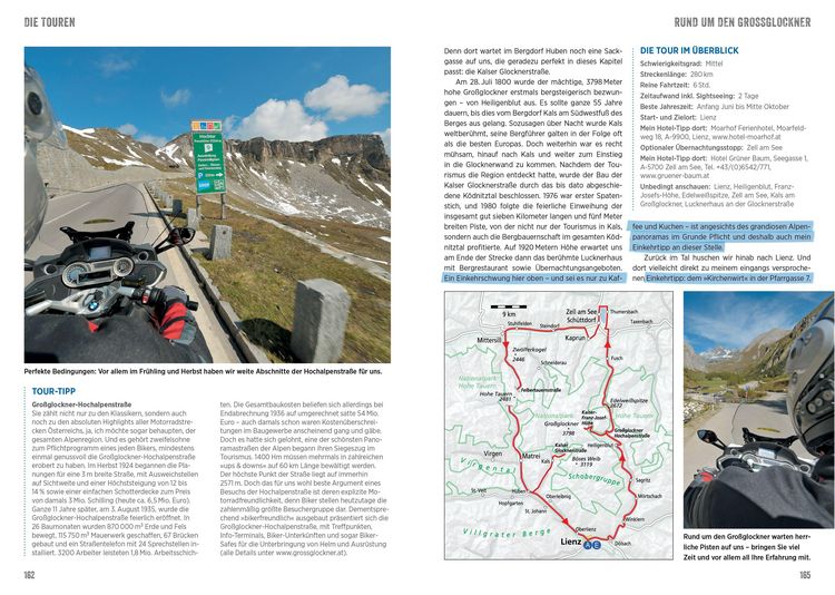 Produktbild: Die sch&ouml;nsten Motorradtouren &Ouml;sterreich