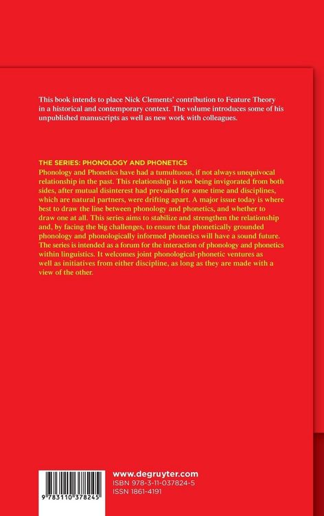 Produktbild: Features in Phonology and Phonetics