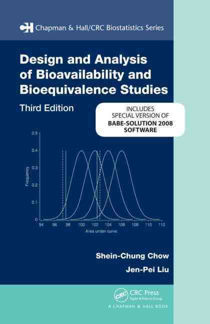 Produktbild: Design and Analysis of Bioavailability and Bioequivalence Studies, Third Edition Babe-Solution Bundle Version