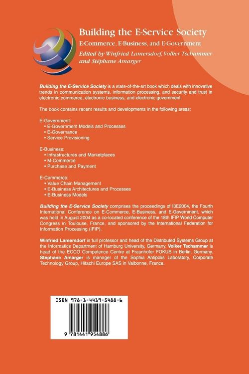 Produktbild: Building the E-Service Society