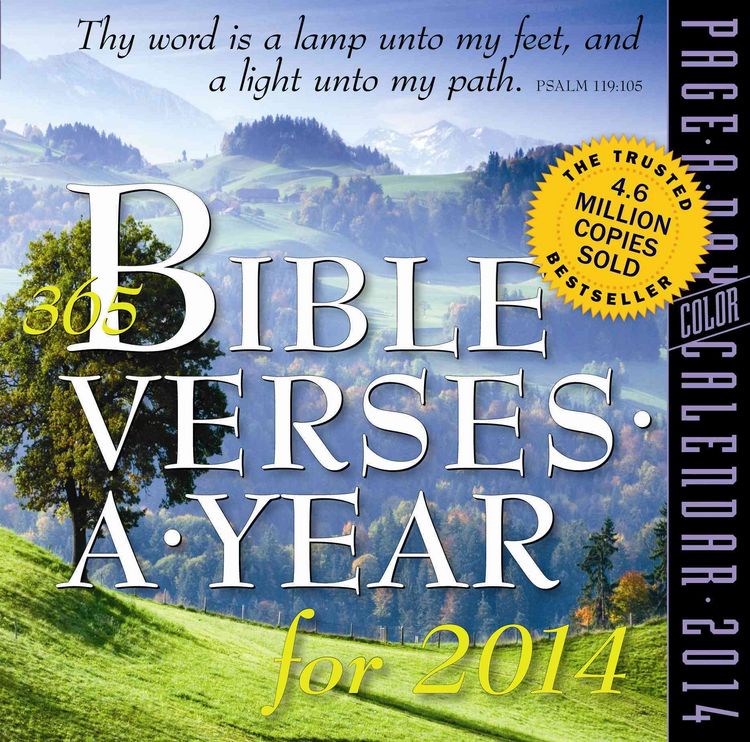 Produktbild: 365 Bible Verses a Year 2014