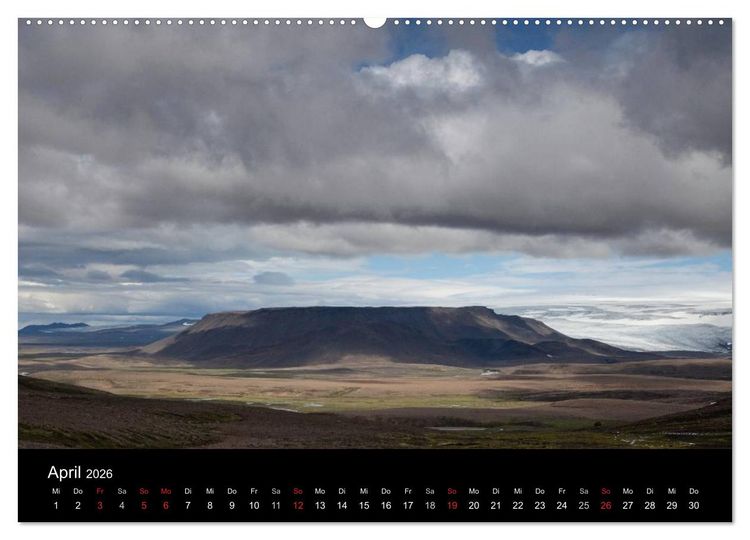 Produktbild: Island - Iceland - &Iacute;sland (hochwertiger Premium Wandkalender 2026 DIN A2 quer), Kunstdruck in Hochglanz