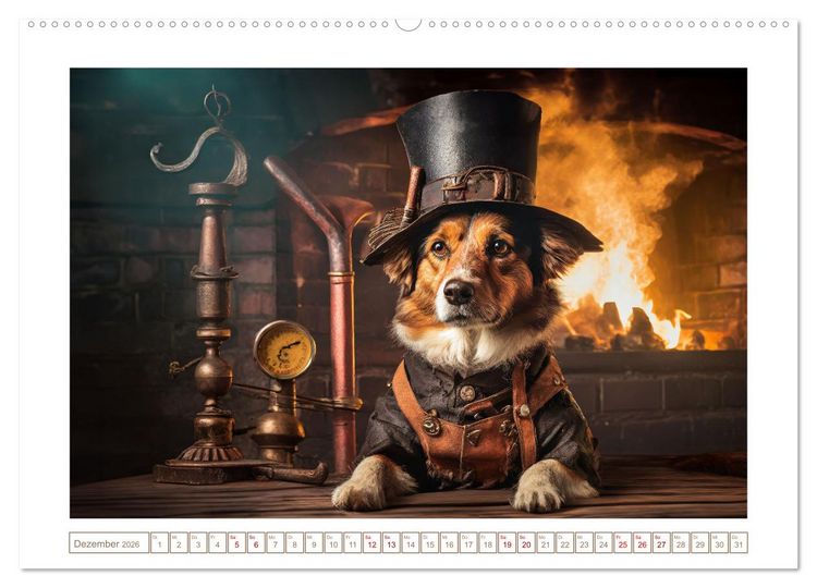 Produktbild: Wenn Hunde arbeiten (hochwertiger Premium Wandkalender 2026 DIN A2 quer), Kunstdruck in Hochglanz