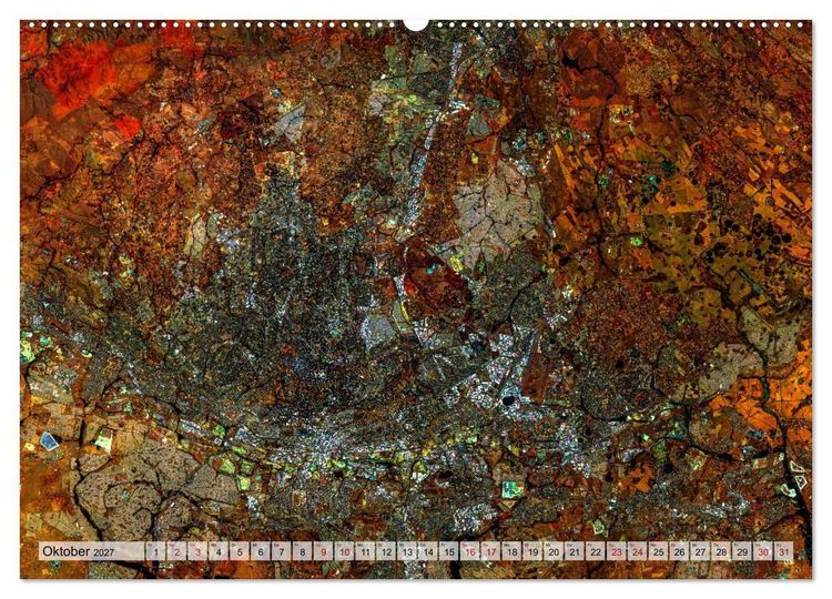Produktbild: Sensationelle Bilder Unserer Erde - Oasen W&uuml;stenst&auml;dte Millionenst&auml;dte (hochwertiger Premium Wandkalender 2027 DIN A2 quer), Kunstdruck in Hochglanz