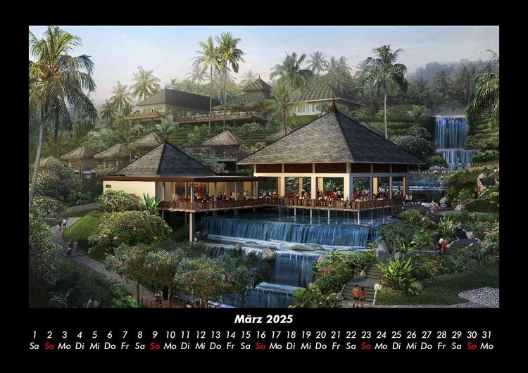 Produktbild: Bali 2025 Fotokalender DIN A3