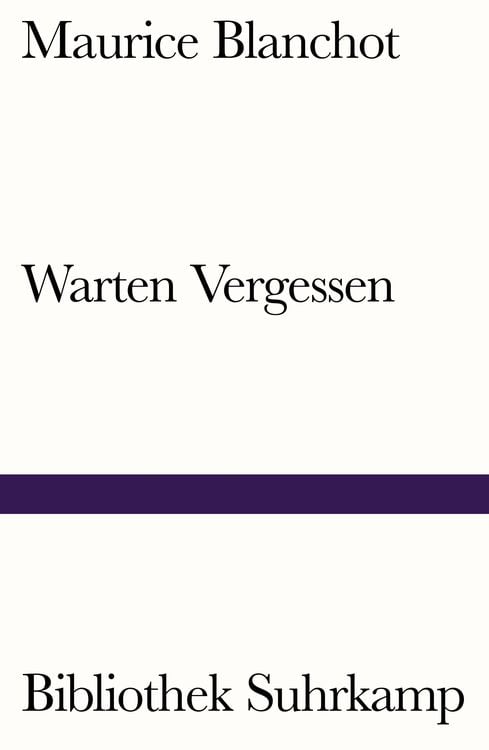Bild vom Artikel Warten Vergessen vom Autor Maurice Blanchot
