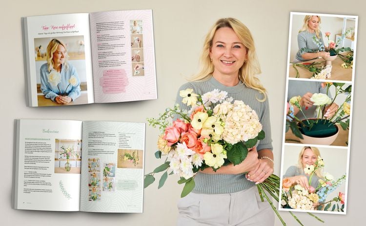 Produktbild: Deine DIY-Traumhochzeit: Von Boho bis Klassik - Zauberhafte Floristik-Ideen f&uuml;r jeden Stil und jedes Budget
