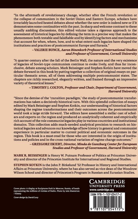 Produktbild: Historical Legacies of Communism in Russia and Eastern Europe