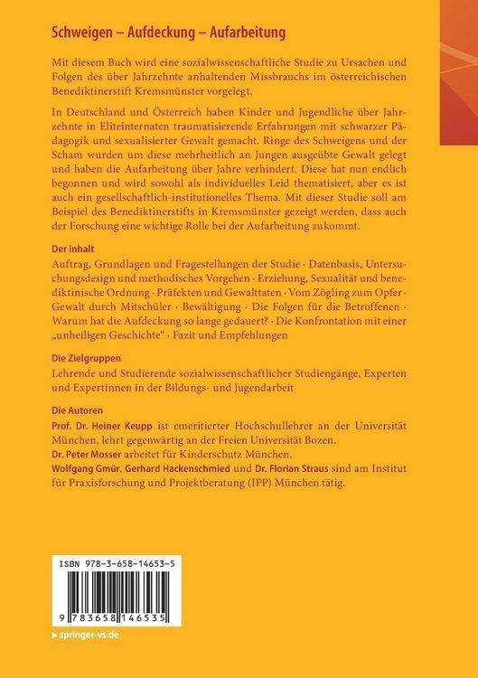Produktbild: Schweigen &ndash; Aufdeckung &ndash; Aufarbeitung