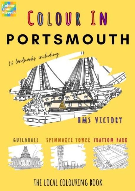 Produktbild: Portsmouth Colouring Book (A4)