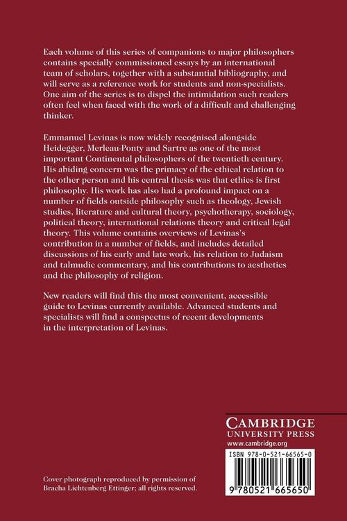 Produktbild: The Cambridge Companion to Levinas