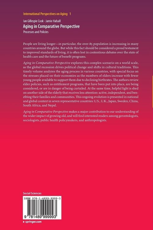 Produktbild: Aging in Comparative Perspective