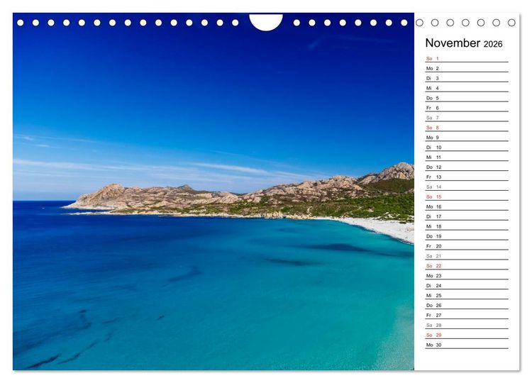 Produktbild: Wildromatisches Korsika (Wandkalender 2026 DIN A4 quer), CALVENDO Monatskalender