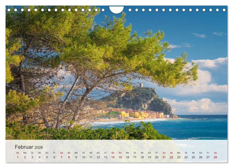 Produktbild: Varigotti - K&uuml;stensch&ouml;nheit Liguriens (Wandkalender 2026 DIN A4 quer), CALVENDO Monatskalender