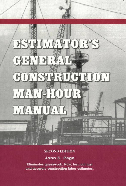 Produktbild: Estimator's General Construction Manhour Manual