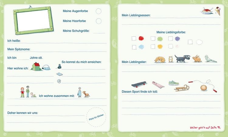 Produktbild: Schlau f&uuml;r die Schule: Mein Freundschaftsbuch