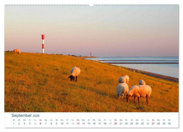 Produktbild: Butjadingen 2026. Impressionen zwischen Jade und Weser (Wandkalender 2026 DIN A2 quer), CALVENDO Monatskalender