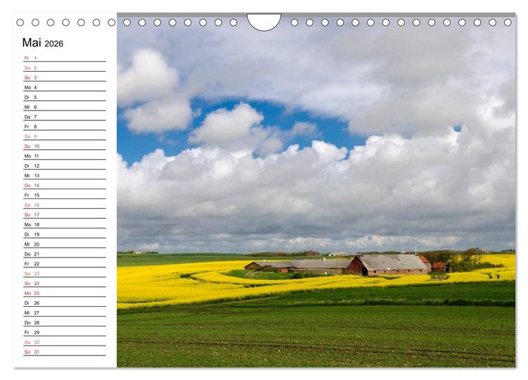 Produktbild: D&auml;nemark &ndash; Unterwegs in J&uuml;tland 2026 (Wandkalender 2026 DIN A4 quer), CALVENDO Monatskalender