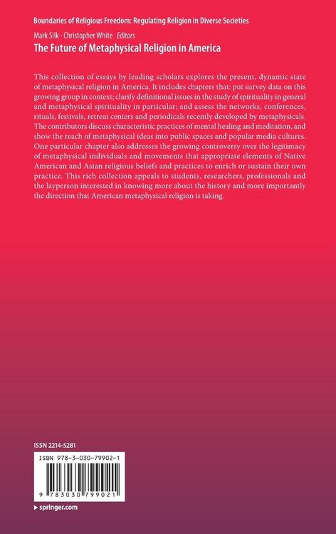 Produktbild: The Future of Metaphysical Religion in America
