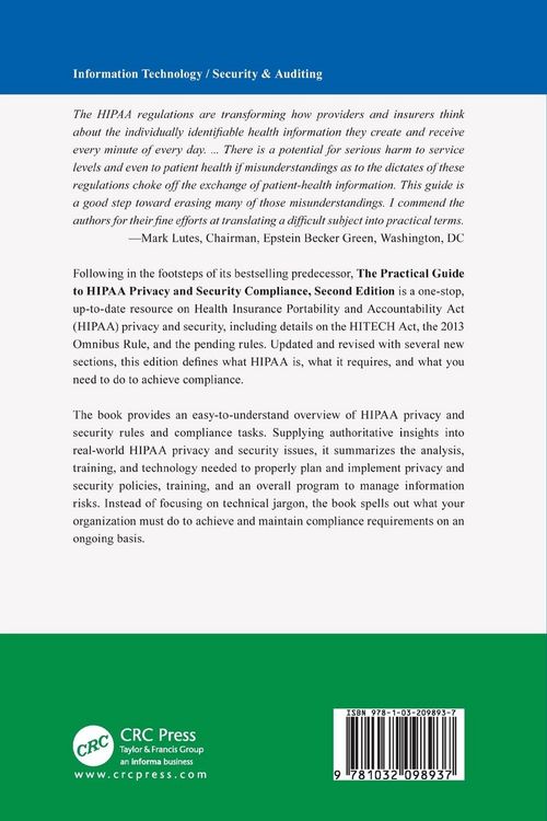 Produktbild: The Practical Guide to HIPAA Privacy and Security Compliance