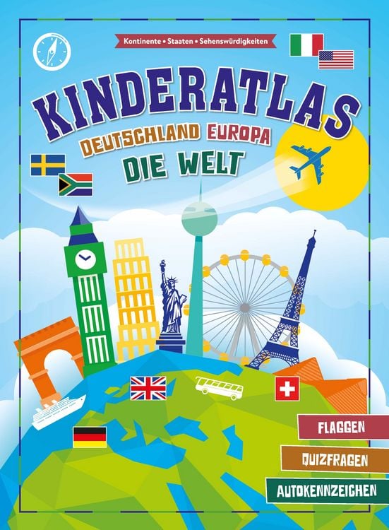 Produktbild: Kinderatlas Deutschland, Europa, die Welt