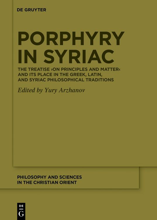 Produktbild: Porphyry in Syriac
