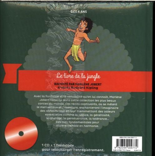 Produktbild: Le livre de la jungle (avec un CD)