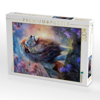 Produktbild: CALVENDO Puzzle Das Krafttier L&ouml;we | 2000 Teile Lege-Gr&ouml;&szlig;e 90x67cm Foto-Puzzle f&uuml;r gl&uuml;ckliche Stunden