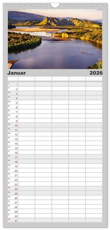 Produktbild: Familienplaner 2026 - Kolumbien - Eine unvergessliche Reise durch das bunte Land. mit 5 Spalten (Wandkalender, 21 x 45 cm) CALVENDO